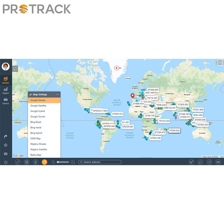 Online GPS Tracking Software Platform For Fleet